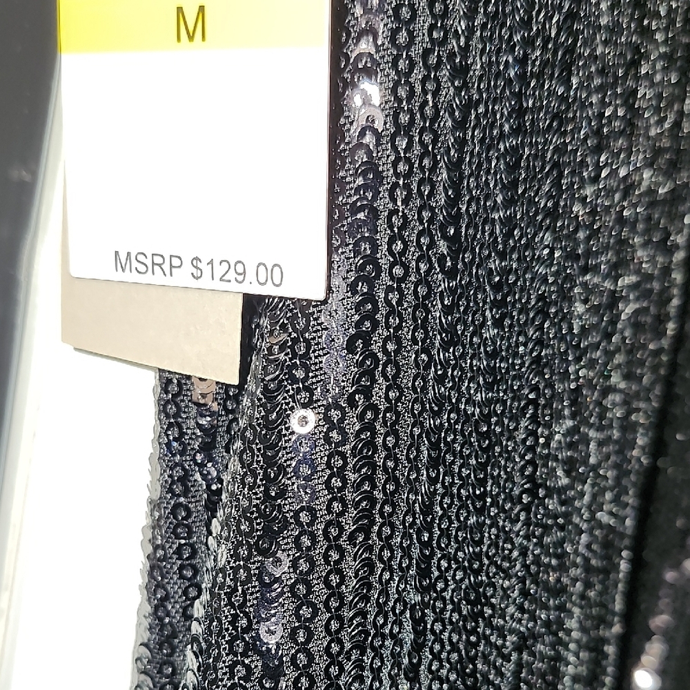 1. State Black Sequin Mini Dress - Picture 8 of 8